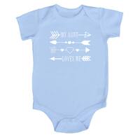 Rocket Bug My Aunt Loves Me Arrows Baby Bodysuit