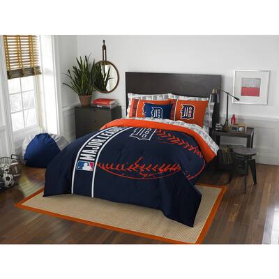 The Northwest Company MLB Detroit Tigers Full 7-piece Bed in a Bag with Sheet Set