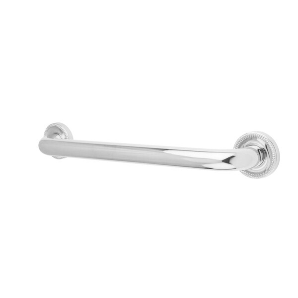 Polished Chrome 30 Inch Beaded Grab Bar Free Shipping Today Polished Chrome 30 Inch Beaded Grab Bar