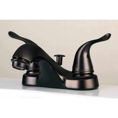 Classic 4-inch Center Double-handle Bathroom Faucet