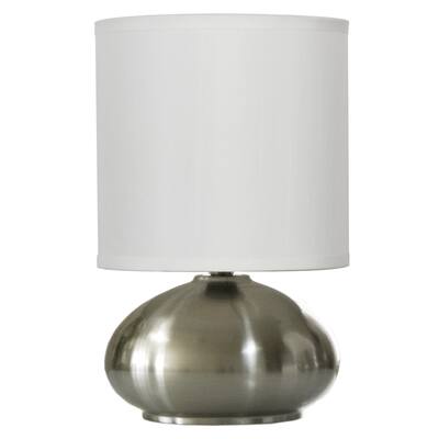 Light Accents Versailles Brushed Nickel Touch Lamp - Overstock - 12135172