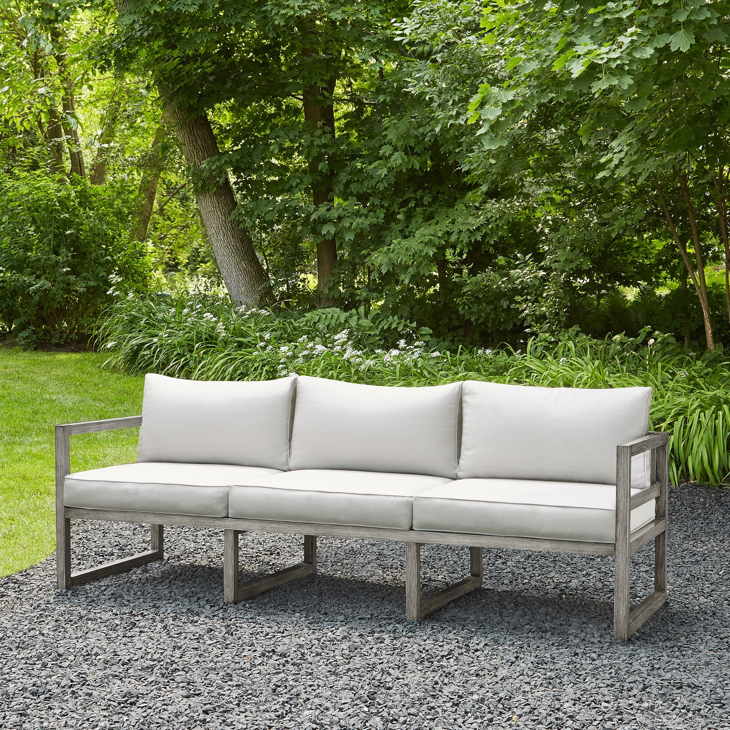 Monaco Outdoor 3 Seat Sofa By Real Flame