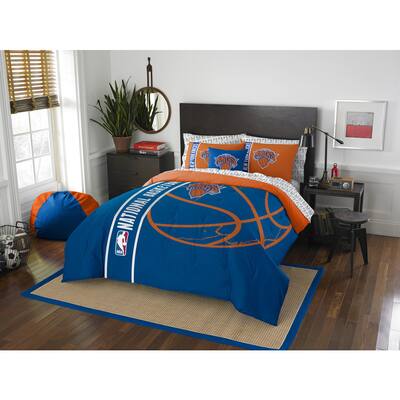 The Northwest Company NBA New York Knicks Full 7-piece Bed in a Bag with Sheet Set