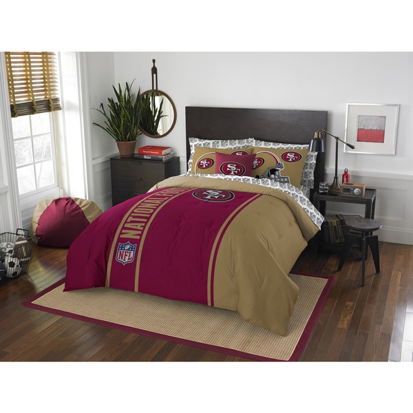 The Northwest Company NFL San Francisco 49ers Full 7-piece Bed in a Bag with Sheet Set