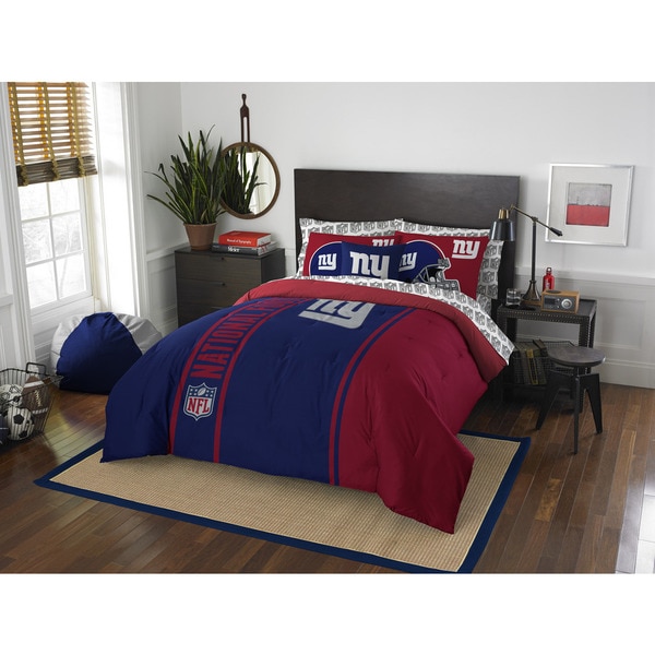 The Northwest Company NFL New York Giants Full 7-piece Bed in a Bag with Sheet Set