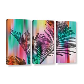Irena Orlov's 'Unique Array Of Colors IV' 3-piece Gallery Wrapped ... image.
