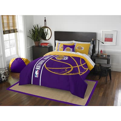 The Northwest Company NBA Los Angeles Lakers Full 7-piece Bed in a Bag with Sheet Set