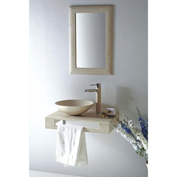 Wall-Mounted Marble Bathroom Sink