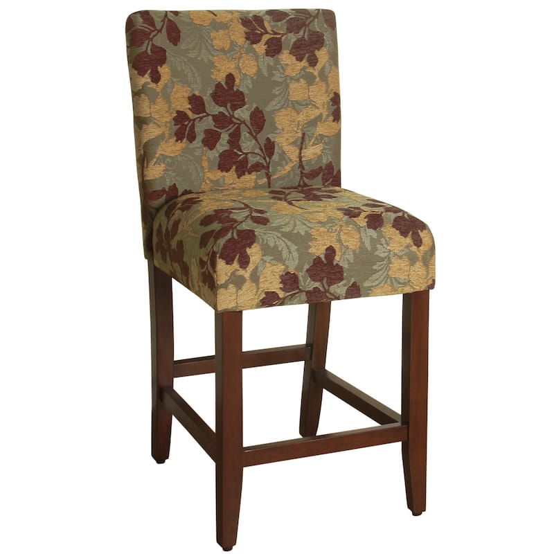 HomePop 24-inch Counter Height Upholstered stool - 24 inches - 24 inches