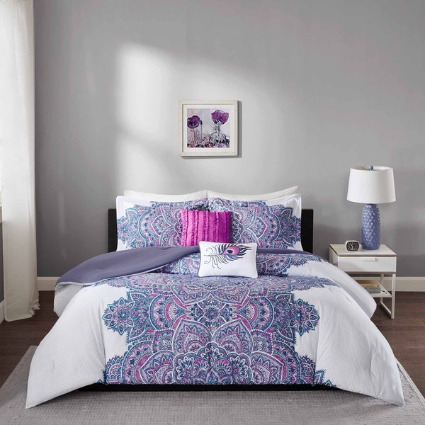 Intelligent Design Katarina Purple Comforter Set ...