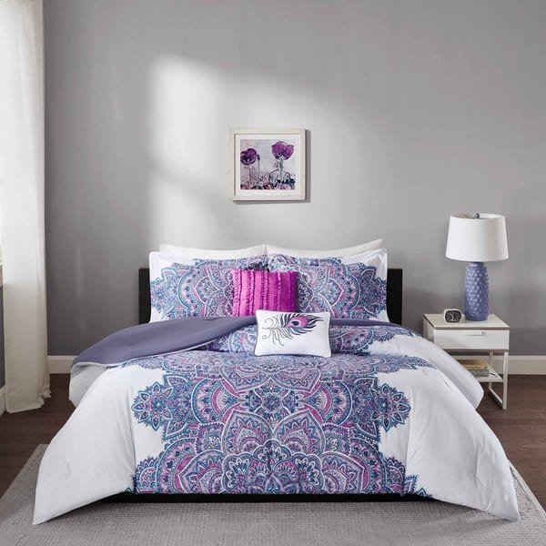 Intelligent Design Katarina Purple Comforter Set Overstock 12136501