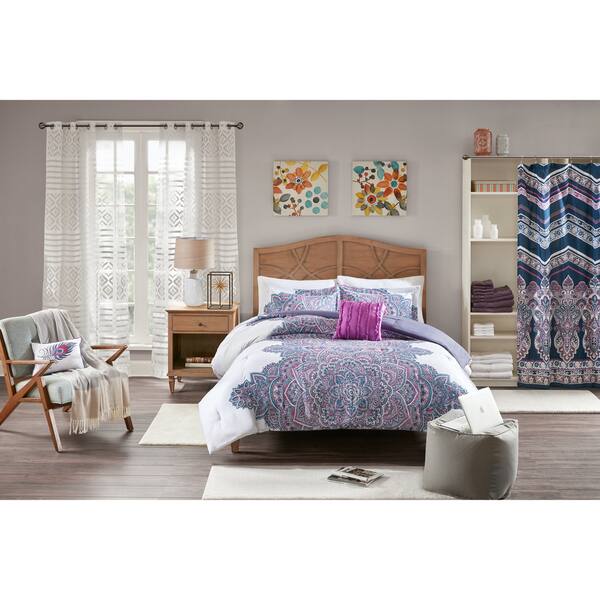 Shop Intelligent Design Katarina Purple Comforter Set On Sale