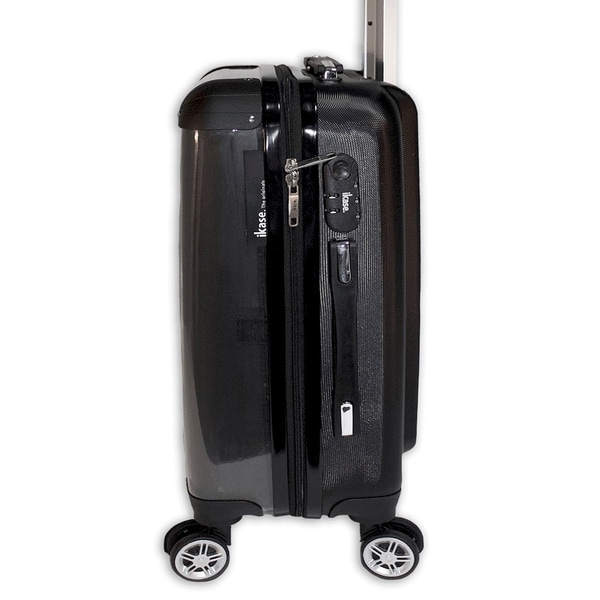 Ikase Hardside Spinner Luggage Cat with a hat