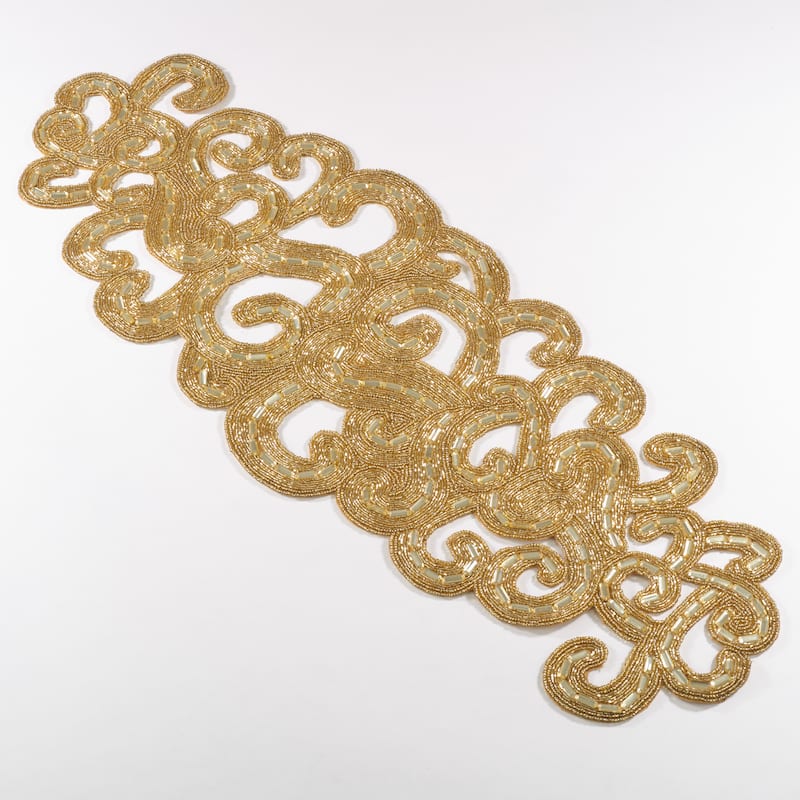 Rosalind Collection Beaded Design Table Runner