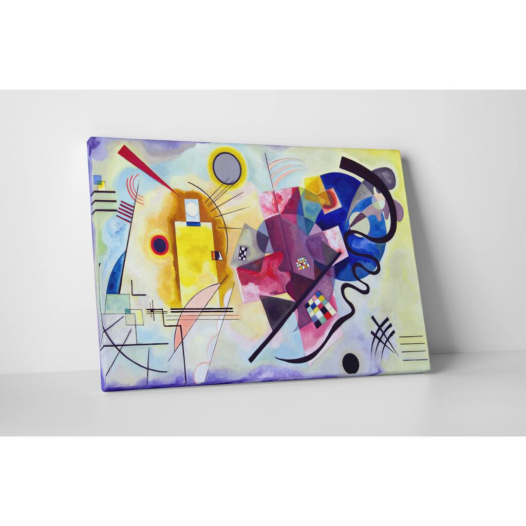 Wassily Kandinsky 'Jaune Rouge' Gallery-wrapped Canvas Wall Art