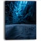 Beautiful Ice Cave in Iceland - Landscape Photo Canvas Print - Blue ...