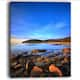 Cala Violina Bay Beach Sunset - Seashore Photo Canvas Print - Bed Bath ...