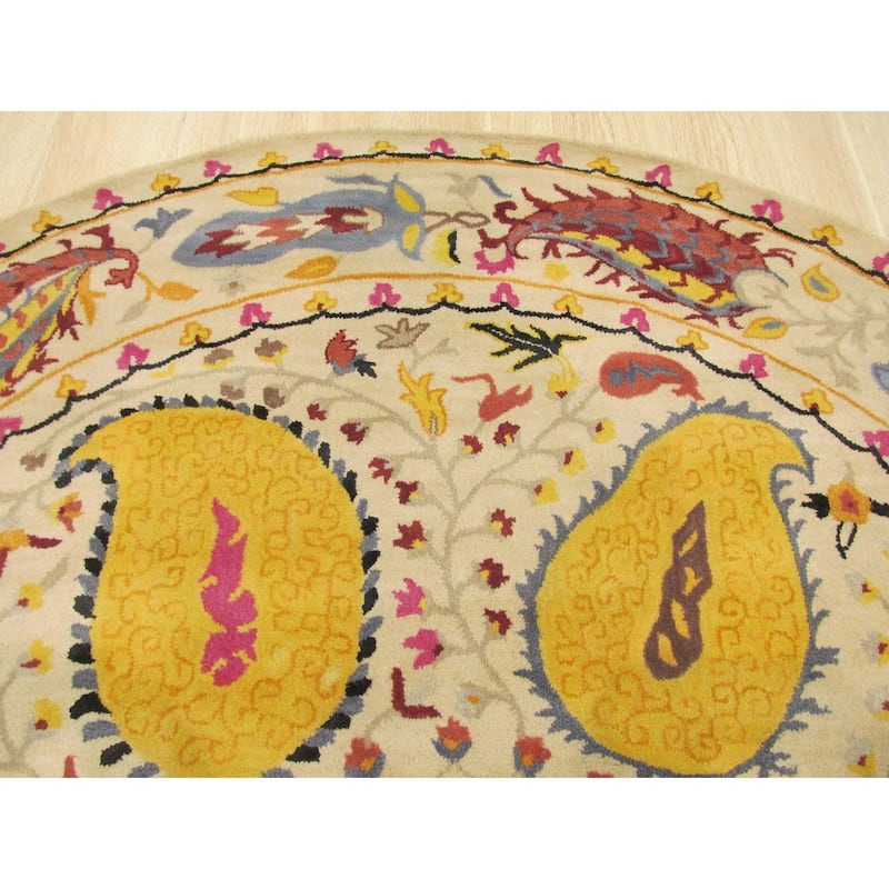 Home Décor Ivory Transitional Floral Paisley Area Rug | Elegant & Stylish Rug for Enhancing Your Living Room, Bedroom,