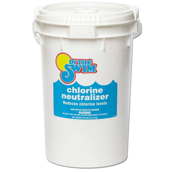 in the swim pool water chlorine neutralizer