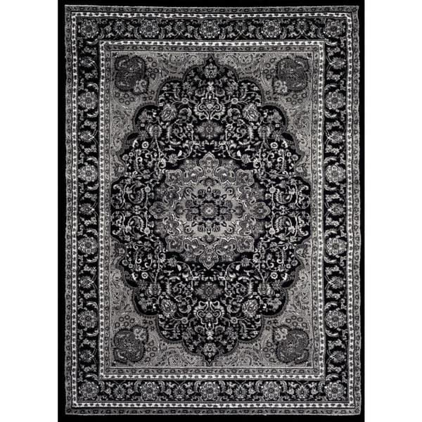 Persian Rugs Oriental Traditional Black Grey White Area Rug 7 Persian Rugs Oriental Traditional Black Grey White Area Rug 7 X27
