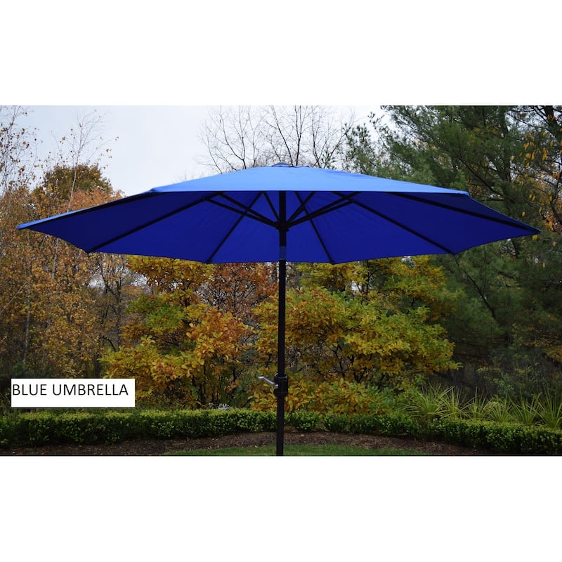 Metal Framed 9-foot Umbrella with Crank and Tilt system