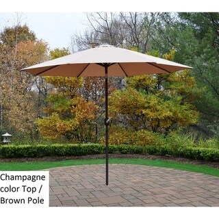 Oakland Living Corporationoakland Living Corporation Polyester 9 Foot Market Umbrella Beige Tan Dailymail
