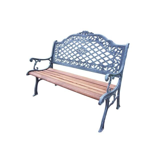 Shop Mississippi Aluminum And Hardwood High Back Bench On Sale