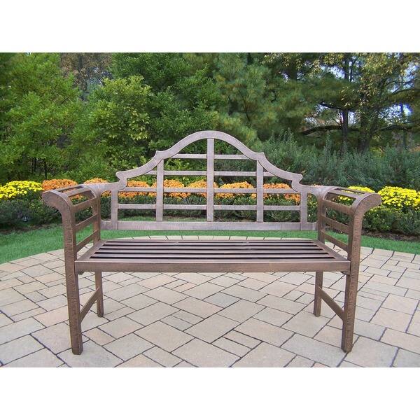 Shop King Louis Cast Aluminum Bench On Sale Overstock 12139977