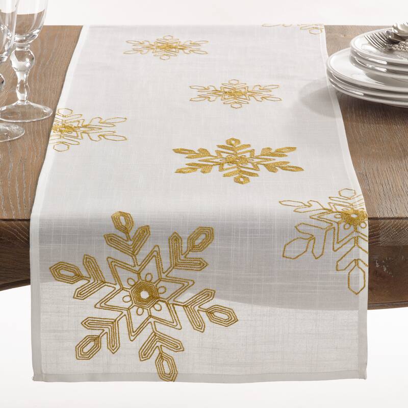 Nivalis Collection Snowflake Design Runner