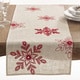 preview thumbnail 2 of 7, Nivalis Collection Snowflake Design Runner