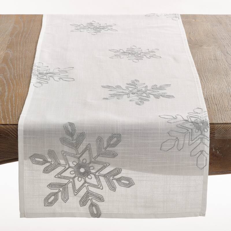 Nivalis Collection Snowflake Design Runner