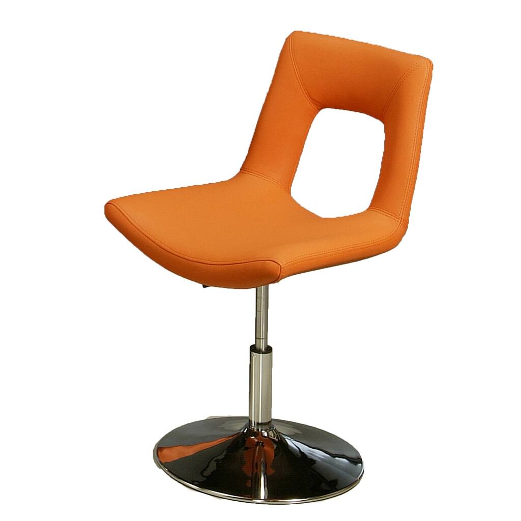 Dublin Chrome Steel and Polyurethane Dining Chair