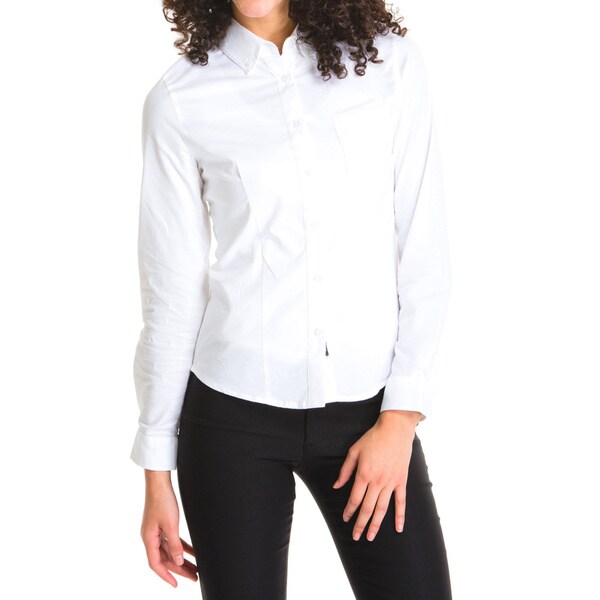 oxford blouse white