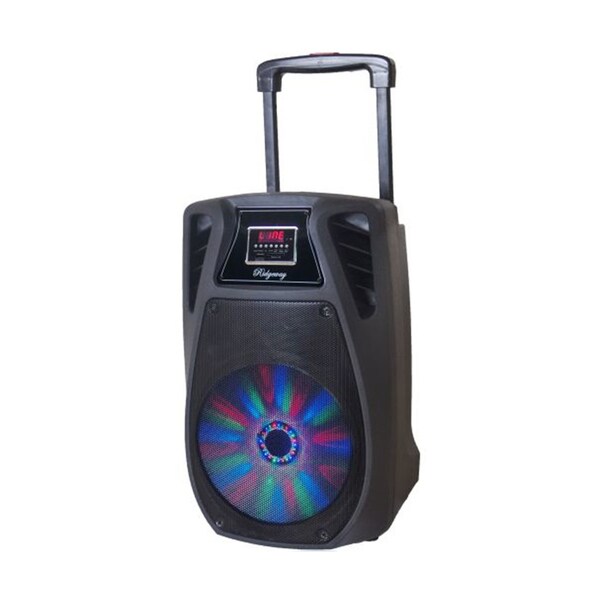 ridgeway rechargeable speaker system with trolley