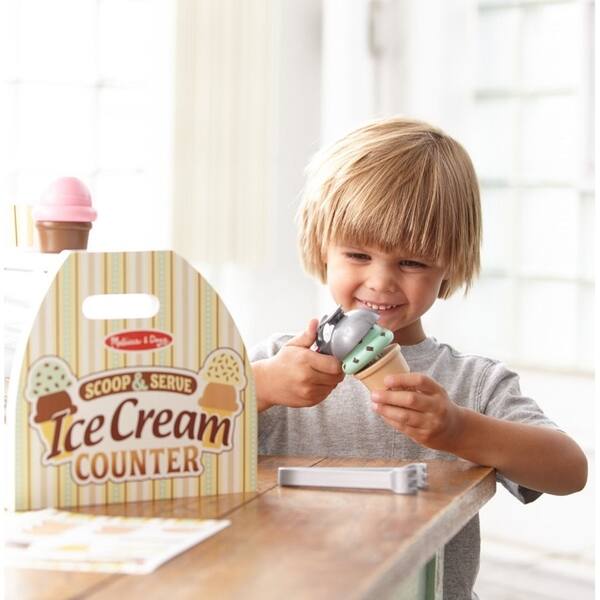 melissa & doug scoop & serve ice cream set