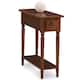 Coastal Chairside Wood Accent Table - Pecan