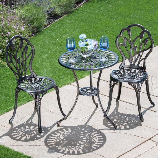 Casio Outdoor 3-piece Bistro Set by Corvus