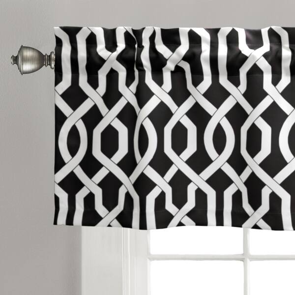Shop Lush Decor Edward Blue Black Grey Trellis Room Darkening