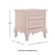 preview thumbnail 2 of 0, Evolur Aurora Nightstand