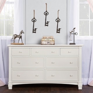 Evolur Cheyenne and Santa Fe White Wood Double Dresser