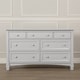 preview thumbnail 3 of 1, Evolur Fairbanks Grey Wood Double Dresser