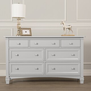 Evolur Fairbanks Grey Wood Double Dresser