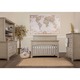 preview thumbnail 7 of 5, Evolur Santa Fe Grey Wood Five-in-one Convertible Crib