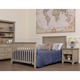preview thumbnail 5 of 5, Evolur Santa Fe Grey Wood Five-in-one Convertible Crib