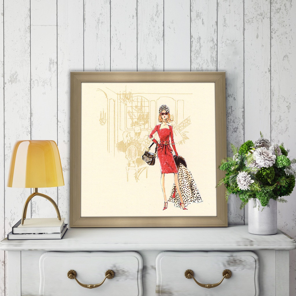 Robert Best 'Violette Barbie Doll 2006' Framed Plexiglass
