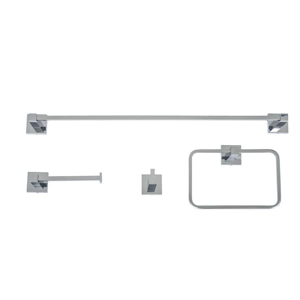 Italia Capri Chrome 4-piece Bathroom Accessory Set. Opens flyout.