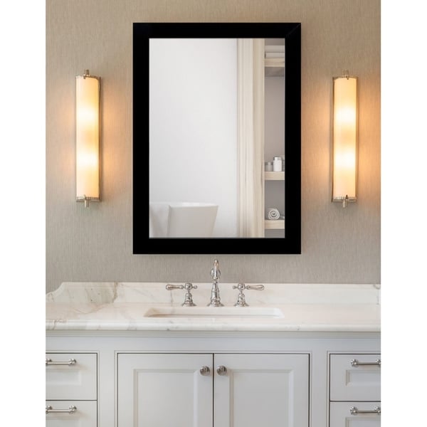 Matte Black Framed Bathroom Full Length Mirror On Matte Black Framed Bathroom Full Length Mirror