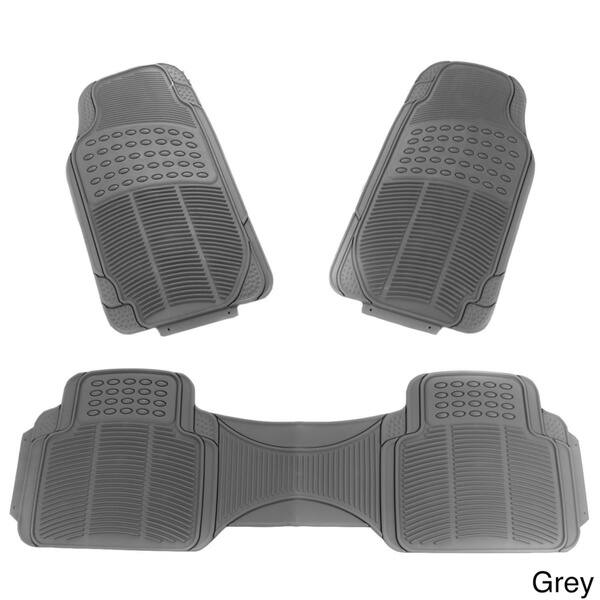 Shop Apzona Tan Black Grey Rubber Multi Season Floor Mats For Most