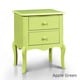 preview thumbnail 10 of 20, Hoa Traditional Solid Wood 2-Drawer Nightstand by Furniture of America