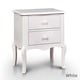 preview thumbnail 7 of 20, Hoa Traditional Solid Wood 2-Drawer Nightstand by Furniture of America
